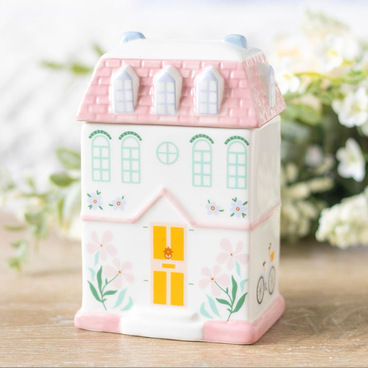Brûleur maison de ville pastel