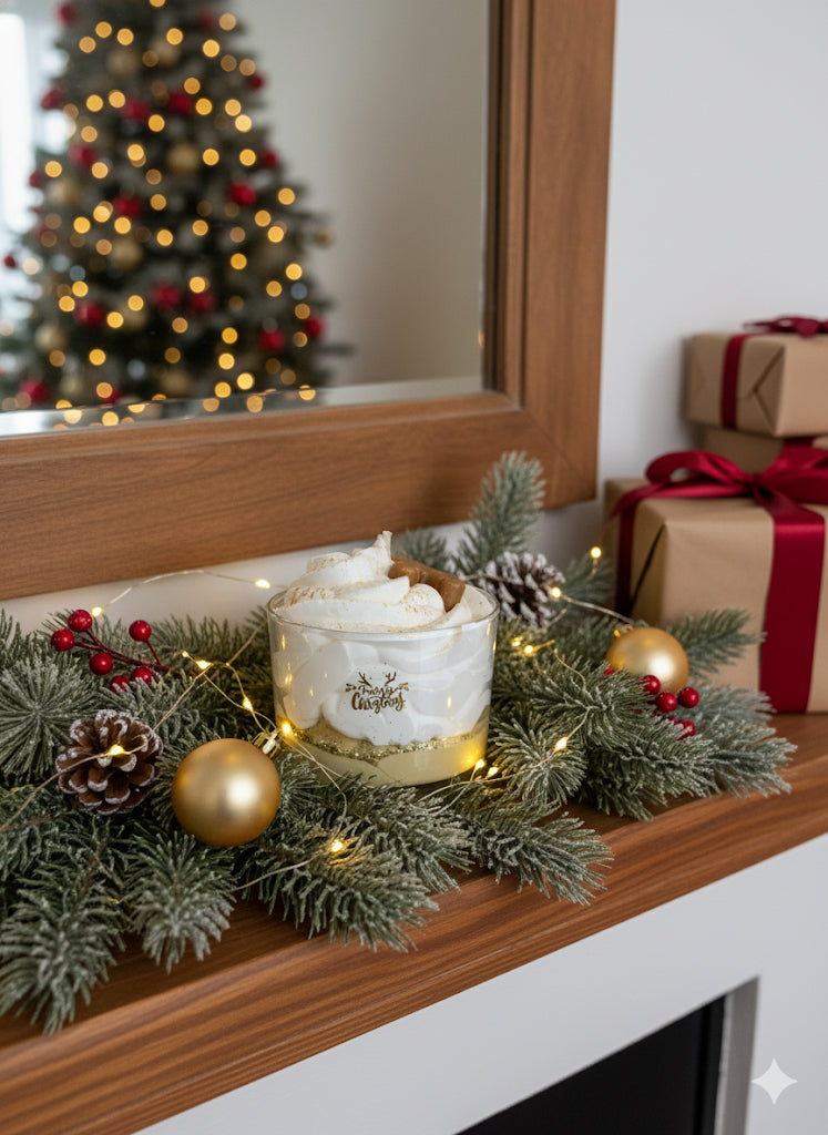 Bougie Noël parfum pain d’épices