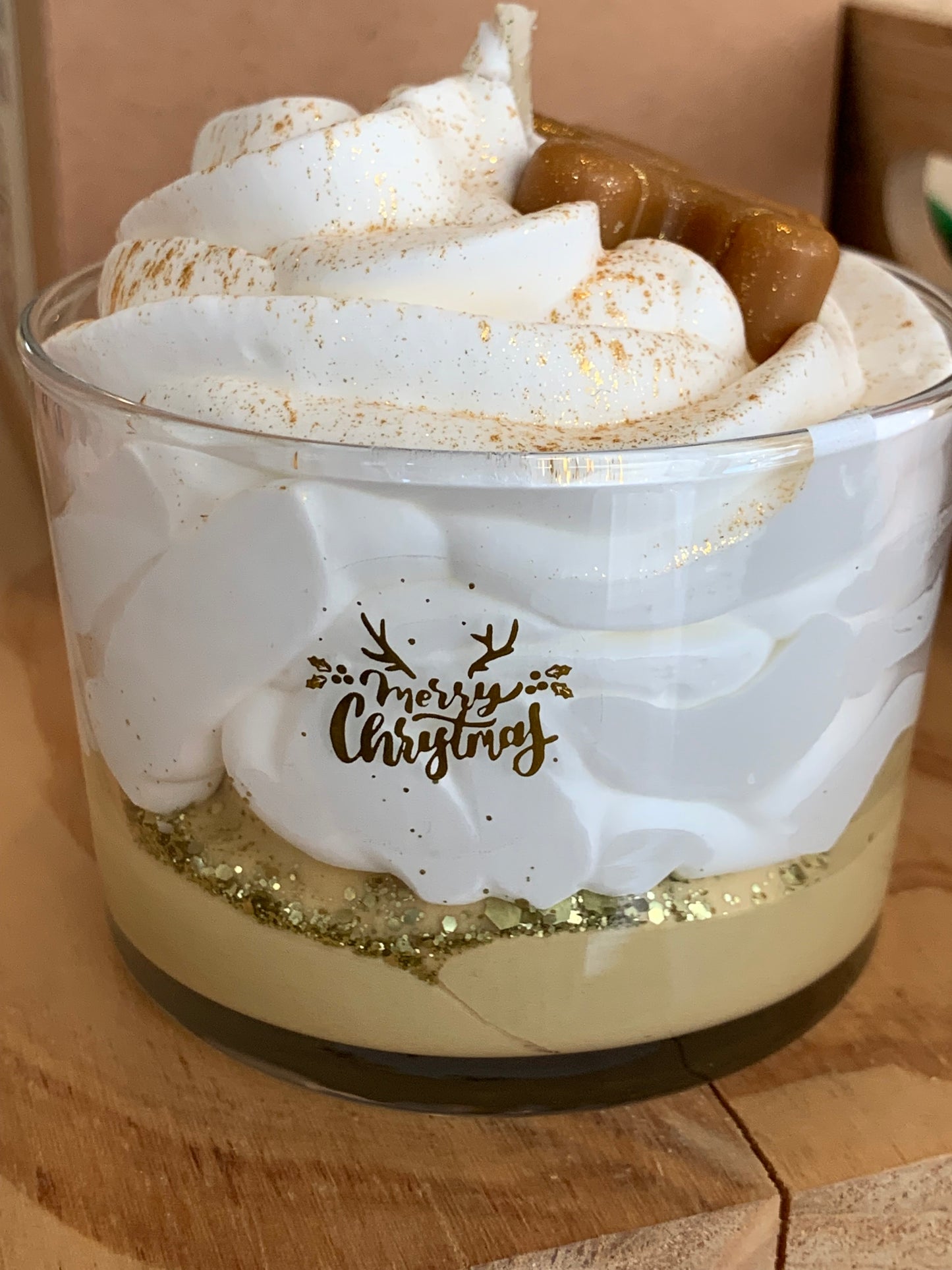 Bougie Noël parfum pain d’épices