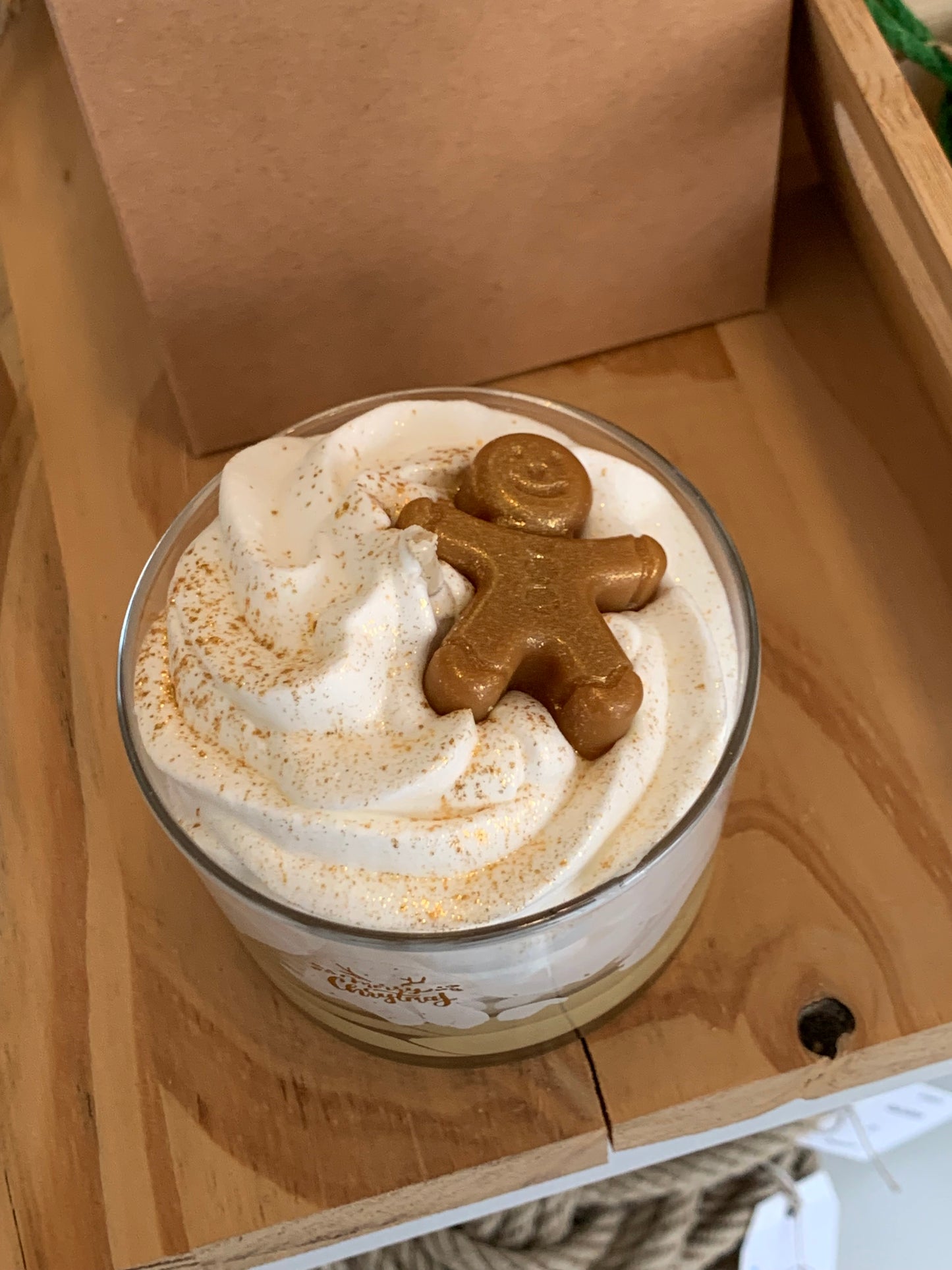 Bougie Noël parfum pain d’épices