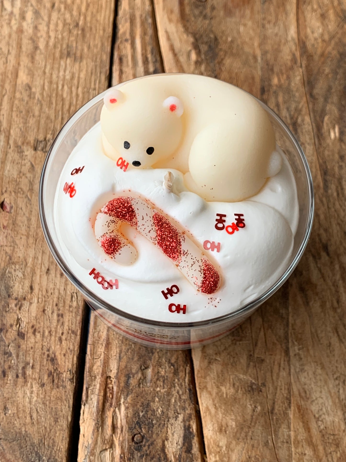 Bougie Noël parfum Sucre d’orge